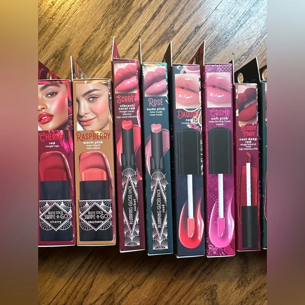 IONI Cosmetics VEIL OF ALLURE Complete Line Viral Lip Oil Lipstick Mist